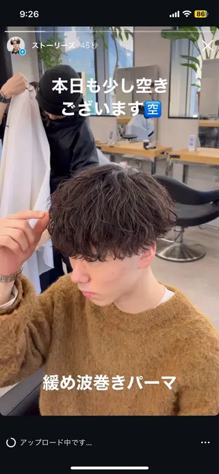 パーマ メンズ 💎メンズ特化💎 tomokiのヘアスタイル