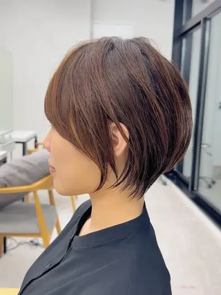 ショート 名古屋／似合わせ カット／カラー🫧のヘアスタイル