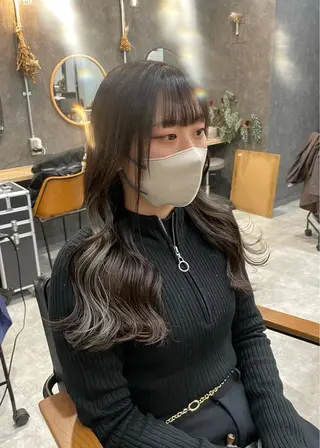 ロング カラー いなみね はるきのヘアスタイル