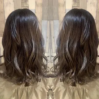 ミディアム カラー 韓国🇰🇷 ✂︎hair 内田愛のヘアスタイル