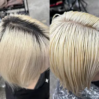 ショート カラー RoL by apollo所属・横浜ブリーチムラ直し 特化美容師/海崎剛史のヘアスタイル