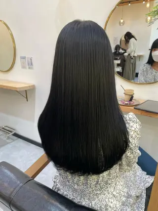 ロング カラー 高梨 菜々のヘアスタイル