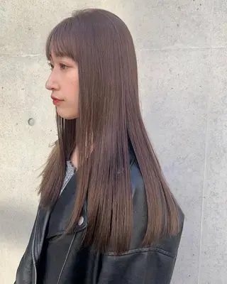 ロング カラー まろやか透明感カラー ♡MANAのヘアスタイル