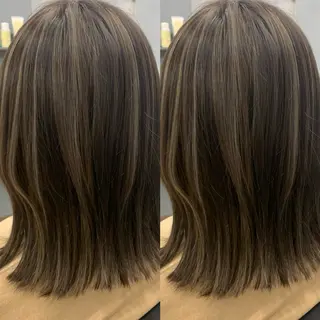 ミディアム ブリーチ無しカラー✨ 美鈴のヘアスタイル