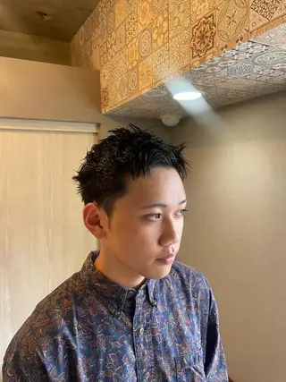 ショート メンズ 荒牧 絵美のヘアスタイル