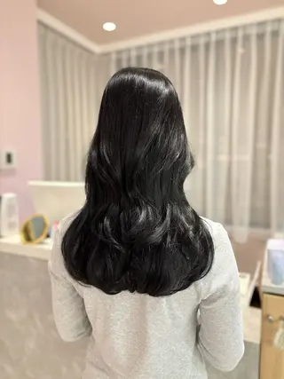 ロング カラー ヘアアレンジ merc.谷本 澪のヘアスタイル