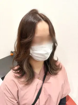 カラー ヴァンカウンシル岐阜所属・沢木 陽菜のヘアスタイル