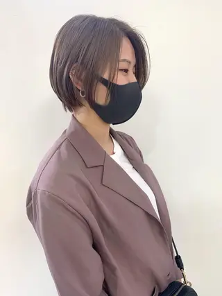 ショート カラー ボブ/大人ヘア k-two濱田のヘアスタイル