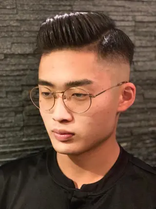ショート メンズ HIRO GINZA barber shop福岡本店所属・ヤマダ リョウトのヘアスタイル
