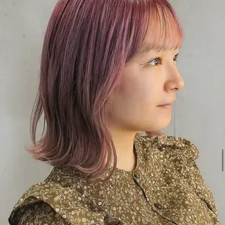 ショート カラー nui所属・清水優/レイヤー/ ボブ/髪質改善のヘアスタイル