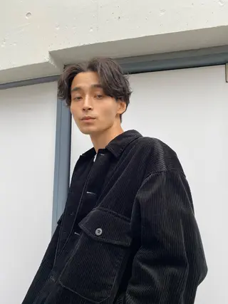 パーマ メンズ 表参道メンズカット hikariのヘアスタイル