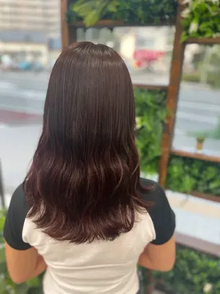 ロング カラー 佐藤 なつののヘアスタイル