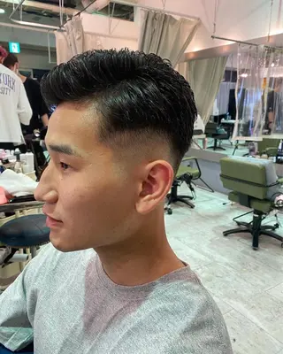 ショート メンズ 佐々木 雪菜のヘアスタイル