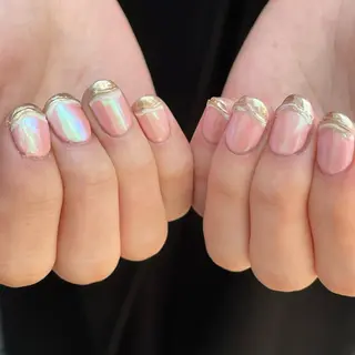 ネイル 淡色ネイル 🎀moeのネイルデザイン