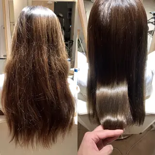 ロング カラー 平田 健一のヘアスタイル