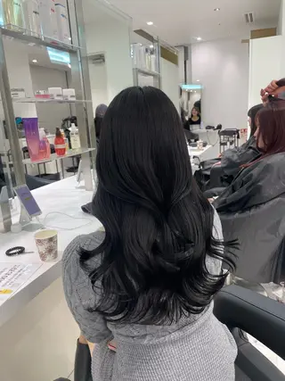 ロング カラー ヘアアレンジ 艶髪/韓国レイヤー 🤍Houtoのヘアスタイル