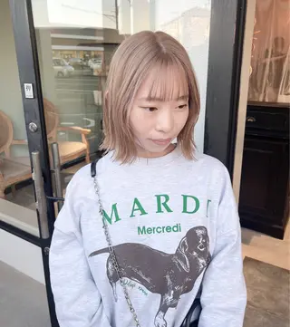 ミディアム Bonheur所属・Bonheur銀座 /runaのヘアスタイル