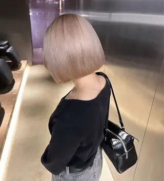 ミディアム カラー 名古屋栄♡PELE/ ブリーチ/ハイトーンのヘアスタイル