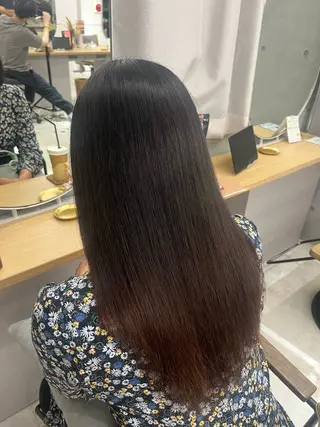 ロング 中野 茉莉のヘアスタイル