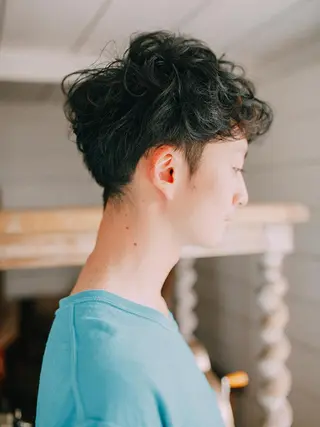 ショート 福島 浩司のヘアスタイル