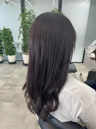 ロング カラー KANGOLSALON 富山セントラル所属・松井 亜美のヘアスタイル