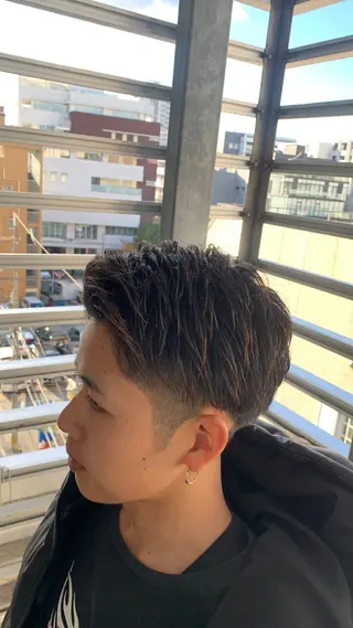 ショート メンズ 居原 凜太郎のヘアスタイル