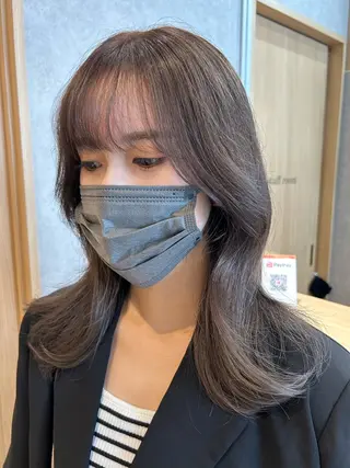 ミディアム カラー roan多々良店所属・mizuki roan多々良店のヘアスタイル