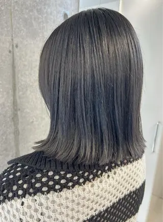 ミディアム カラー にった みずきのヘアスタイル