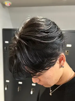 ショート パーマ メンズ 👑立川No.1筋肉 美容師👑しゅーとのヘアスタイル