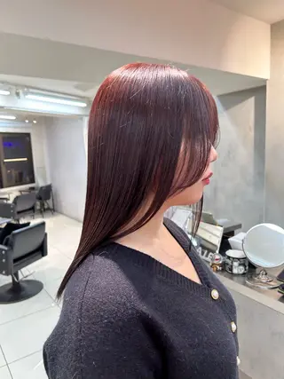 セミロング レイヤー×ツヤカラー 渋谷/kougaのヘアスタイル