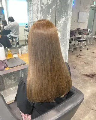 ロング カラー I'S.横浜所属・赤み消しカラー 🍀JUNKIのヘアスタイル