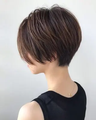 ショート Belle五丁目店所属・韓国風デジタルパーマ 宗像 快歩のヘアスタイル