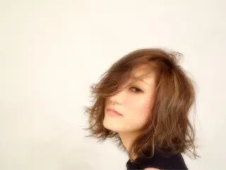 ミディアム カラー カラー特化サロン大阪 ルービック江坂/新城のヘアスタイル