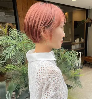 ショート 山田 綾乃/メンズカットのヘアスタイル