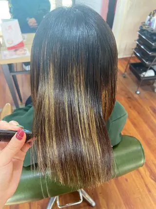 ショート 髪質改善/ストレート /透明感/西川奈穂のヘアスタイル