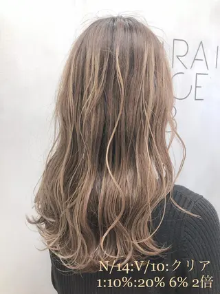 セミロング カラー OAK溝の口 𖠋SHINYAのヘアスタイル