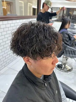 メンズ 白髪ぼかし/白髪 メッシュ/ゆうとのヘアスタイル