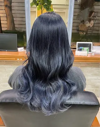 ロング カラー 透明感カラー🎀／ マツエクのヘアスタイル