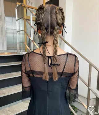 ロング ヘアアレンジ 宮村マオ / Hair set🪽のヘアスタイル