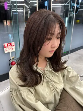 ロング カラー レイヤーカット×艶髪 /Ayanaのヘアスタイル