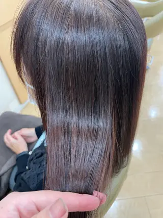 ロング 福原 亜祐美のヘアスタイル