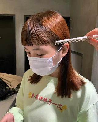 セミロング カラー アンニュイヘア🪽 ayumiのヘアスタイル