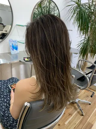 ロング カラー Reb_keiji 👑小倉圭司のヘアスタイル