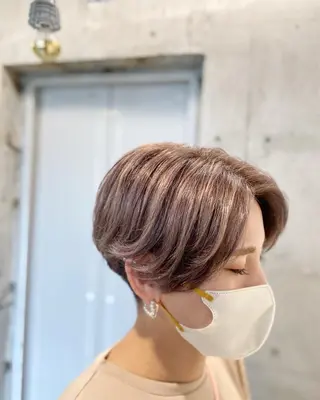 ショート カラー newi 天王寺 🪐airiのヘアスタイル