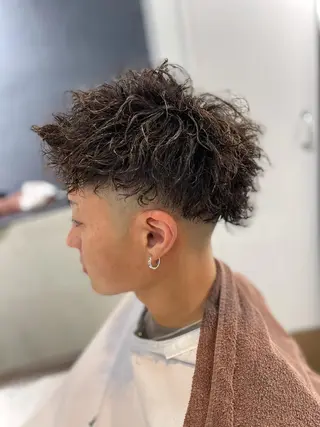 パーマ メンズ CHROM TOKYO ALT所属・🔥メンズ専門🔥 佐々木　パーマ大人気のヘアスタイル