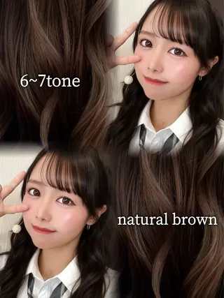 ロング レイヤー/韓国❣️ 縮毛矯正/おばかんのヘアスタイル