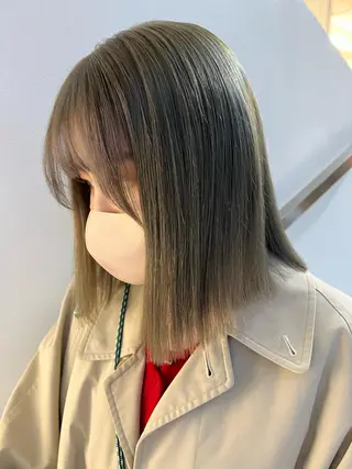 ミディアム カラー 【韓国ヘア・ネイル】 HINATA🍒のネイルデザイン