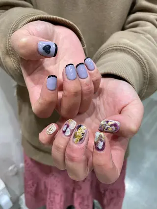 カラー ネイル マツエク・マツパ 韓国マツエク/まつパ 🎀misaki🎀のマツエク・マツパデザイン