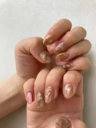 ネイル 𓂃toi. 儚げnuanceのネイルデザイン