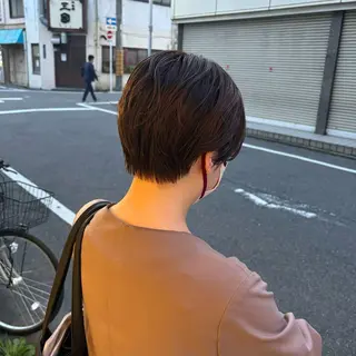 ショート 山田 綾乃/メンズカットのヘアスタイル